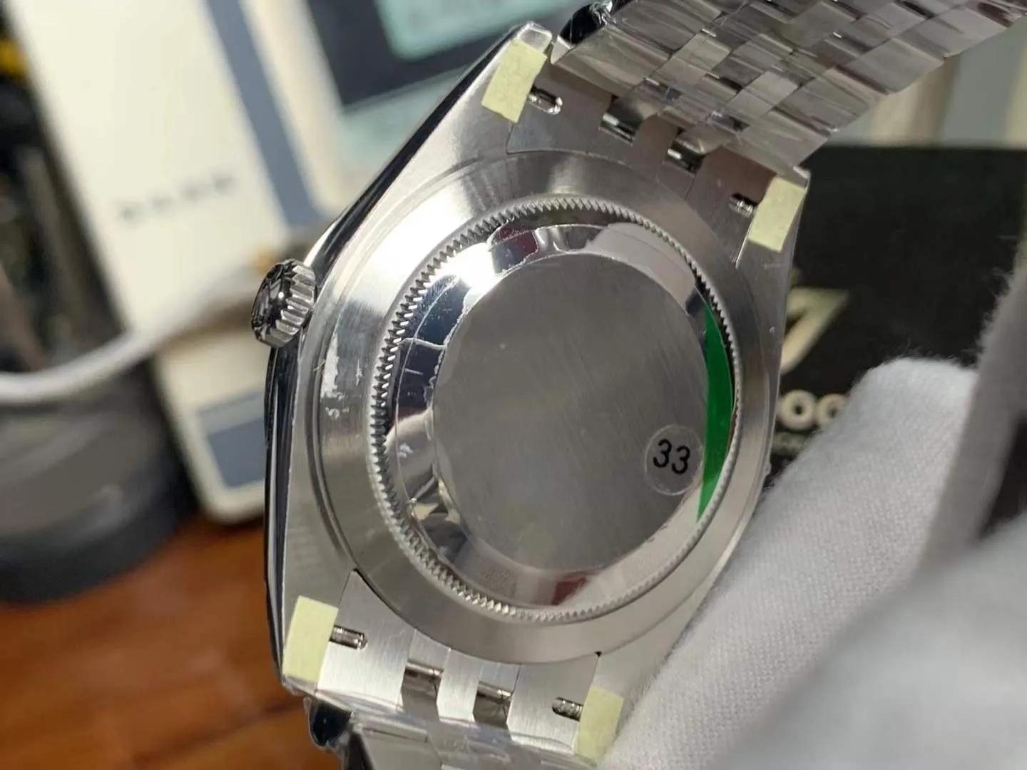 Clean Factory Watch Datejust 41 Ref 126300 White Dial Smooth Bezel 904L Steel Ca photo 8