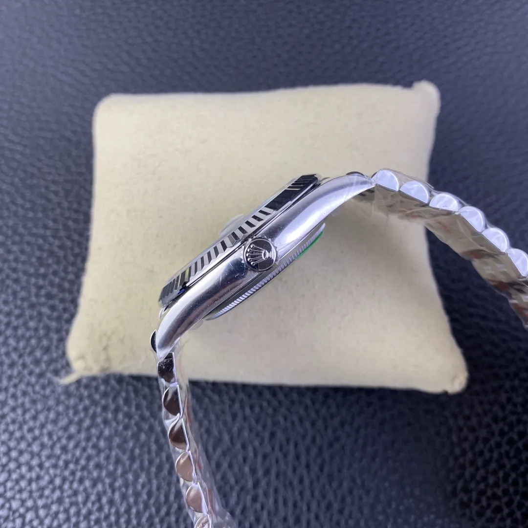 Clean Factory Watch Rolex Datejust 41mm 126334 Black Dial Fluted Bezel Luminous  photo 7