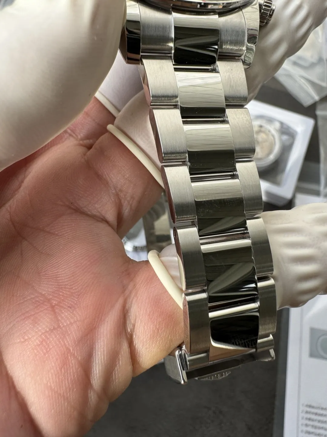Clean Factory Watch Daytona Panda 126500LN White Dial Black Cerachrom Bezel 904L photo 22