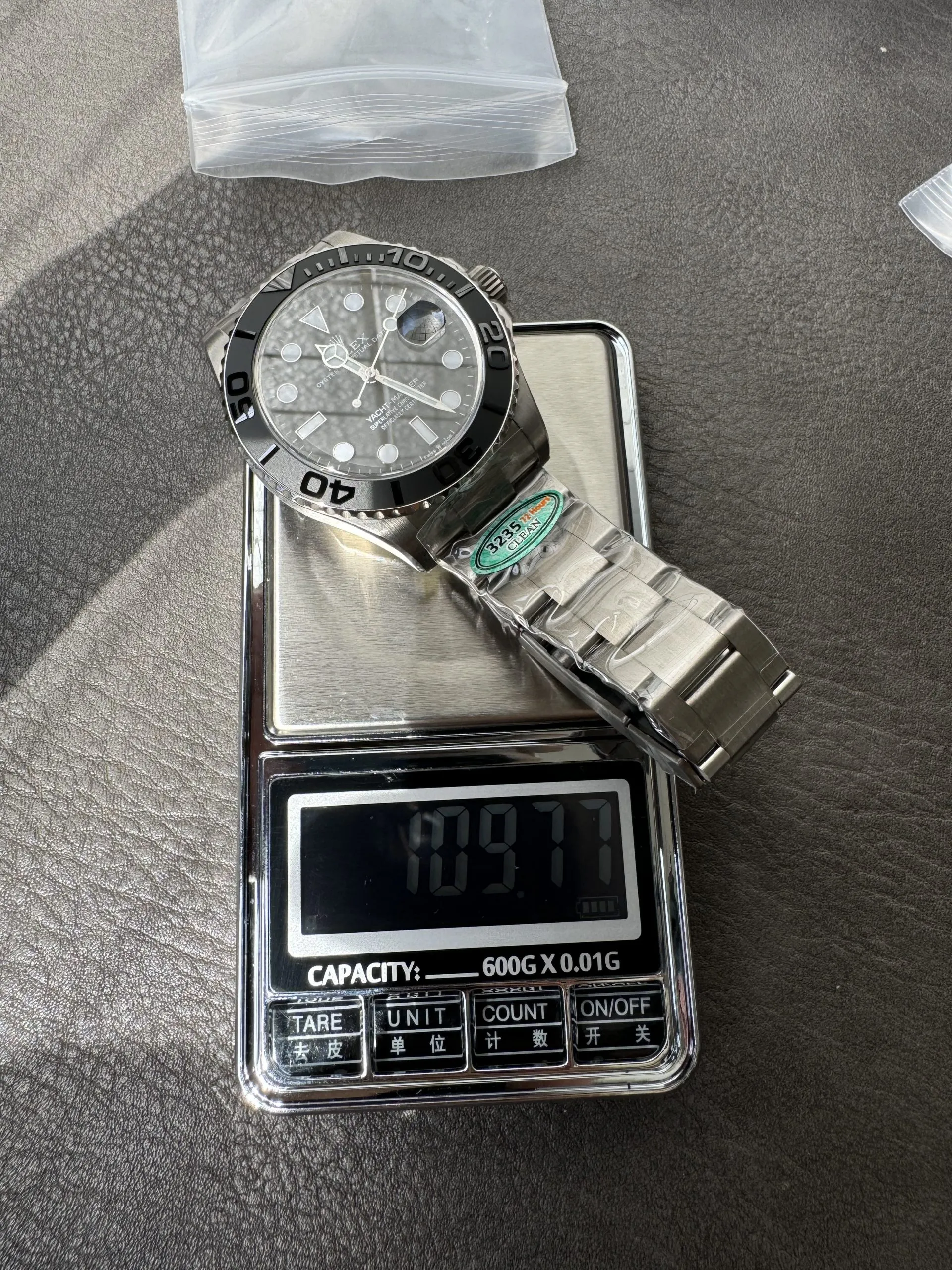 Clean Factory Watches Yacht-Master 226627 Titanium Case and Bracelet Black Dial  photo 17