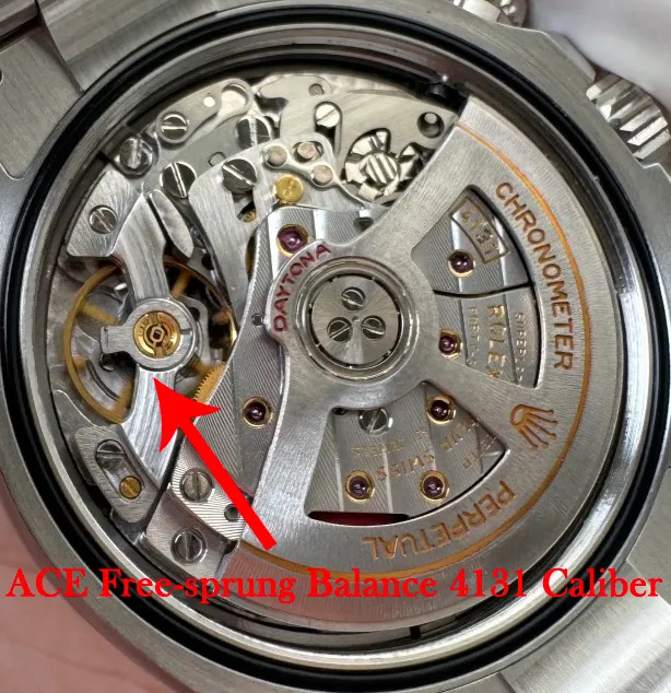 Clean Factory Custom ICE Out Daytona 126595TBR Rose Gold Case Set with Diamonds Pink Dial with Diamond Indexs ACE Free-sprung Balance 4131 Caliber – Clean Factory Watch | The Best Super Clone Watches Store in China photo 2