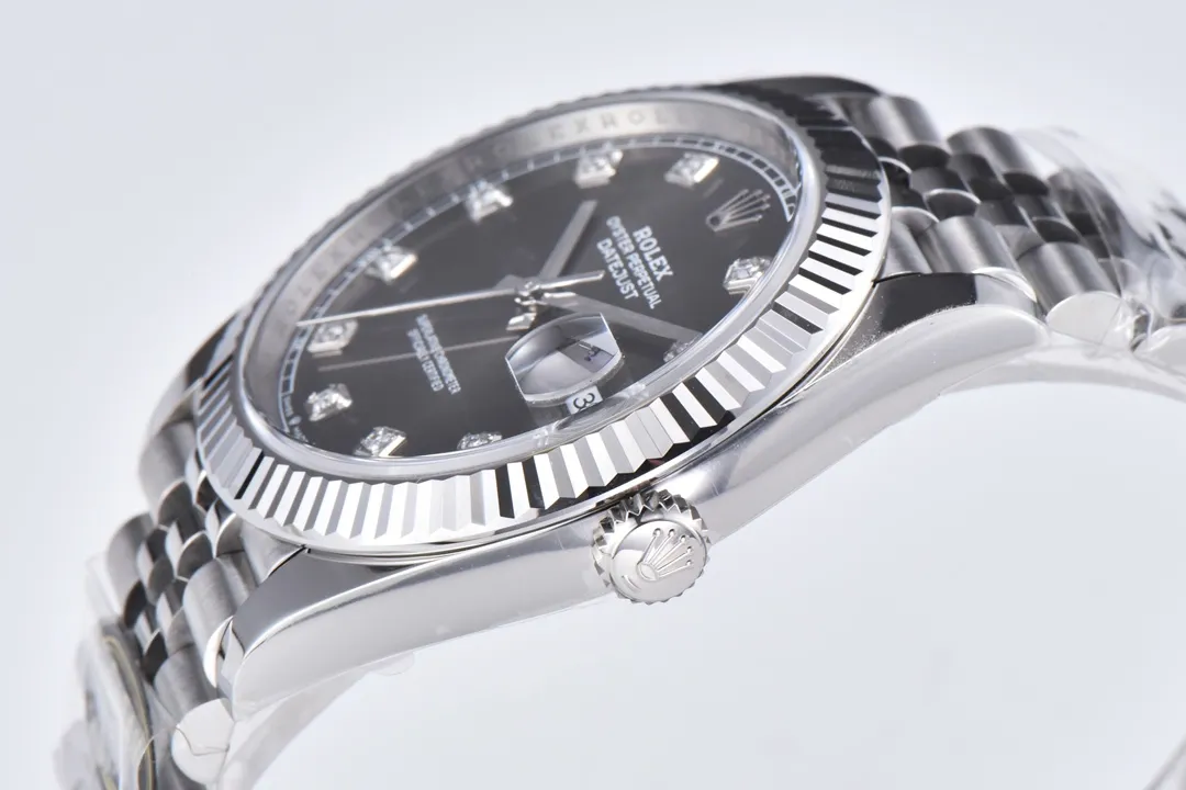 Clean Factory Datejust 36 Gray Dial with Diamond Hour Markers 904L Steel Case Jubilee Bracelet SuperClone 3235 Movement – Clean Factory Watch | The Best Super Clone Watches Store in China photo 5