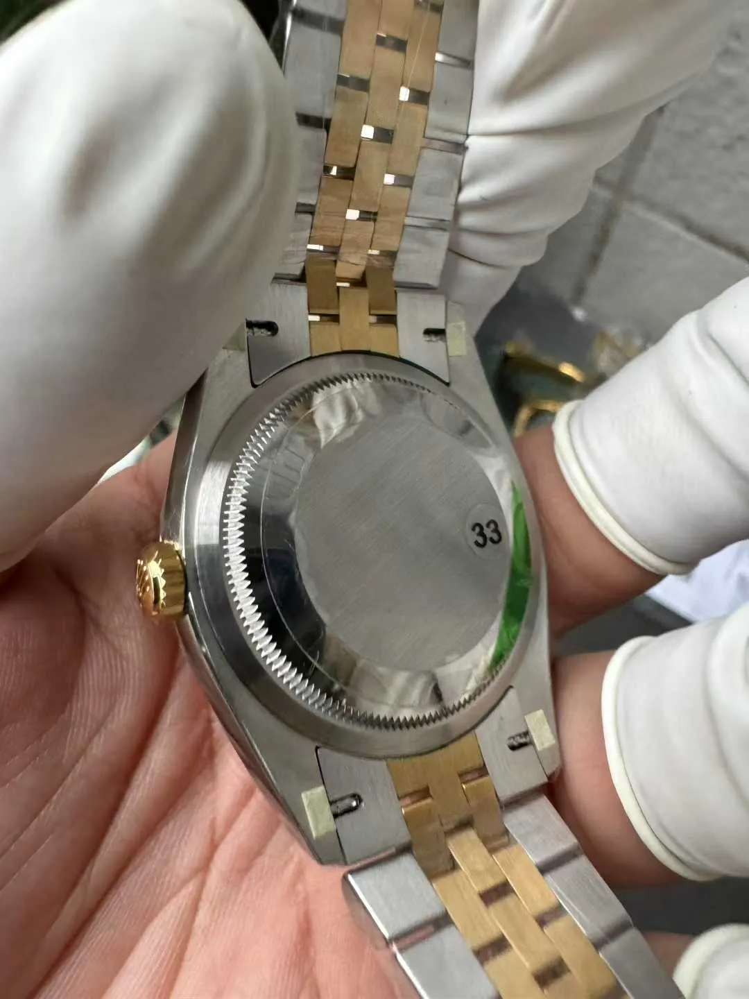 Clean Factory DateJust 36 Wimbledon 126283RBR Slate Dial Roma Indexes 904L Steel Case Yellow Gold Two Tone Jubilee Bracelet DD3235 Movement – Clean Factory Watch | The Best Super Clone Watches Store in China photo 9