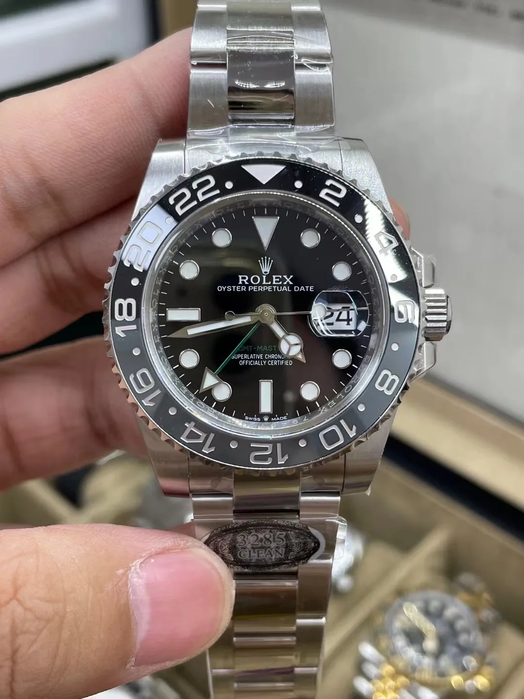 Clean Factory GMT-Master II 126710GRNR Bruce Wayne Black & Gray Ceramic Bezel 904L Oystersteel Oyster Strap DD3285 Movement – Clean Factory Watch | The Best Super Clone Watches Store in China