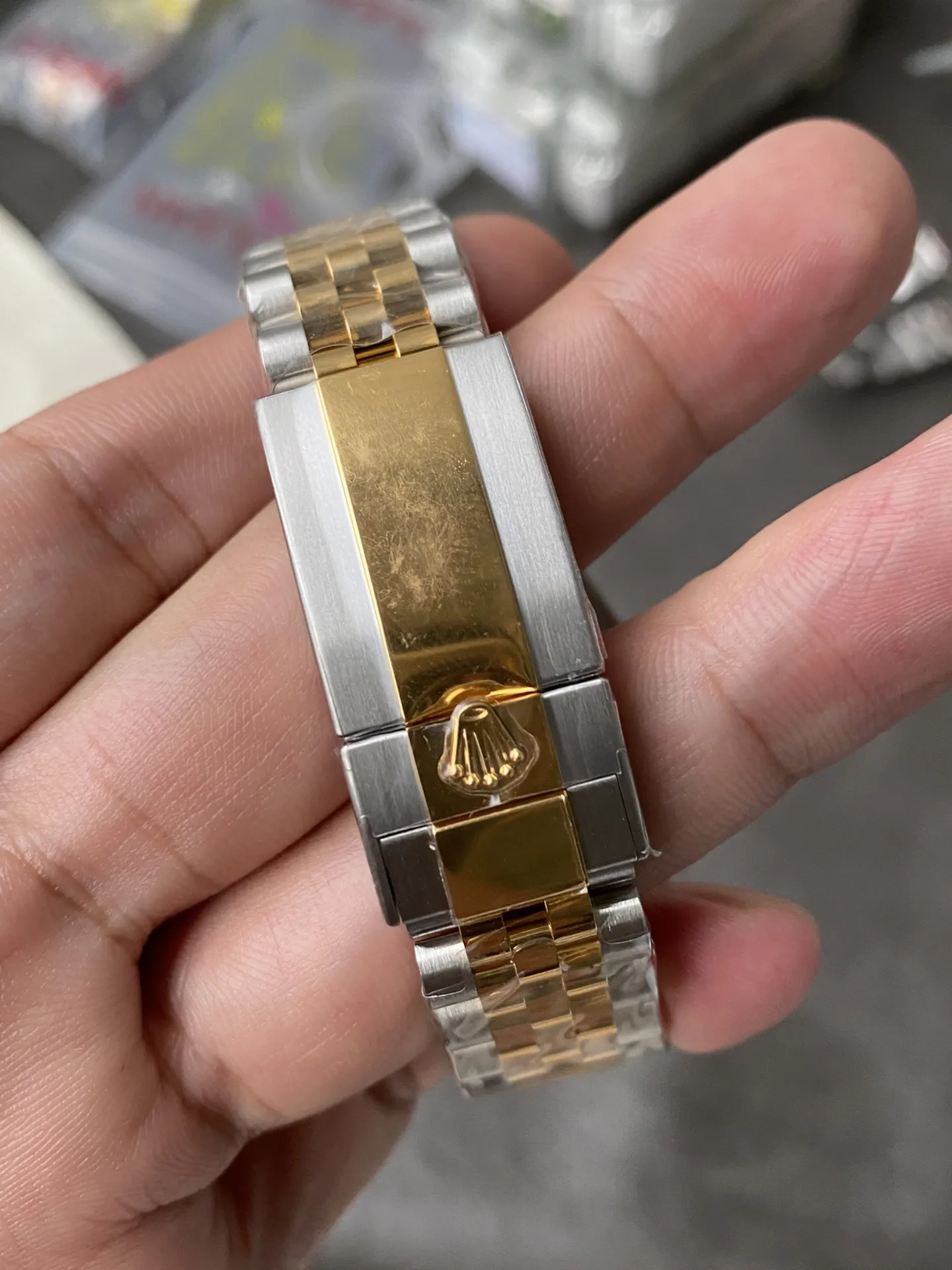 Clean Factory GMT Master II 126713GRNR Oystersteel and Yellow Gold Black & Grey Bezel Black Dial Jubilee Bracelet DD3285 Movement – Clean Factory Watch | The Best Super Clone Watches Store in China photo 8