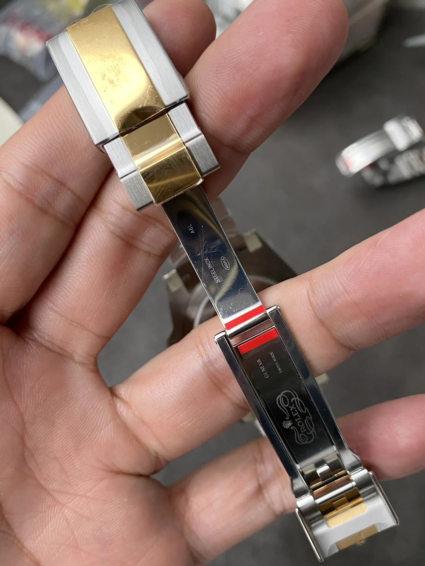 Clean Factory GMT Master II 126713GRNR Oystersteel and Yellow Gold Black & Grey Bezel Black Dial Jubilee Bracelet DD3285 Movement – Clean Factory Watch | The Best Super Clone Watches Store in China photo 9