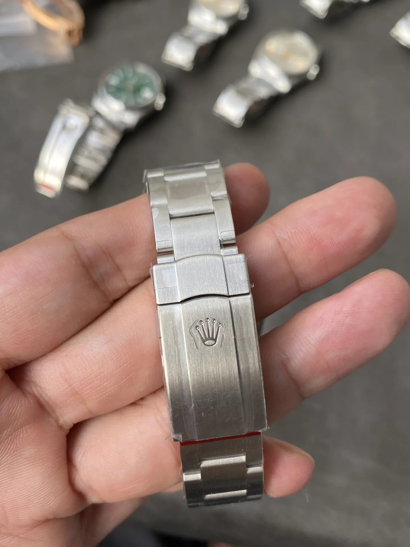 Clean Factory Oyster Perpetual 124300 CP OP 41mm Green Dial 904L Steel VR3230 Movement – Clean Factory Watch | The Best Super Clone Watches Store in China photo 9
