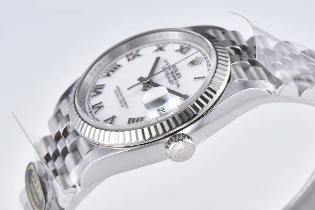 Clean Factory Rolex Datejust 36 White Dial with Roma Hour Markers ShangHai 3235 Movement Jubilee Bracelet – Clean Factory Watch | The Best Super Clone Watches Store in China photo 3