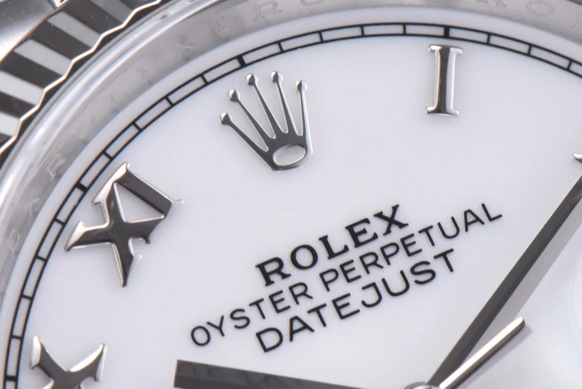 Clean Factory Rolex Datejust 36 White Dial with Roma Hour Markers ShangHai 3235 Movement Jubilee Bracelet – Clean Factory Watch | The Best Super Clone Watches Store in China photo 4