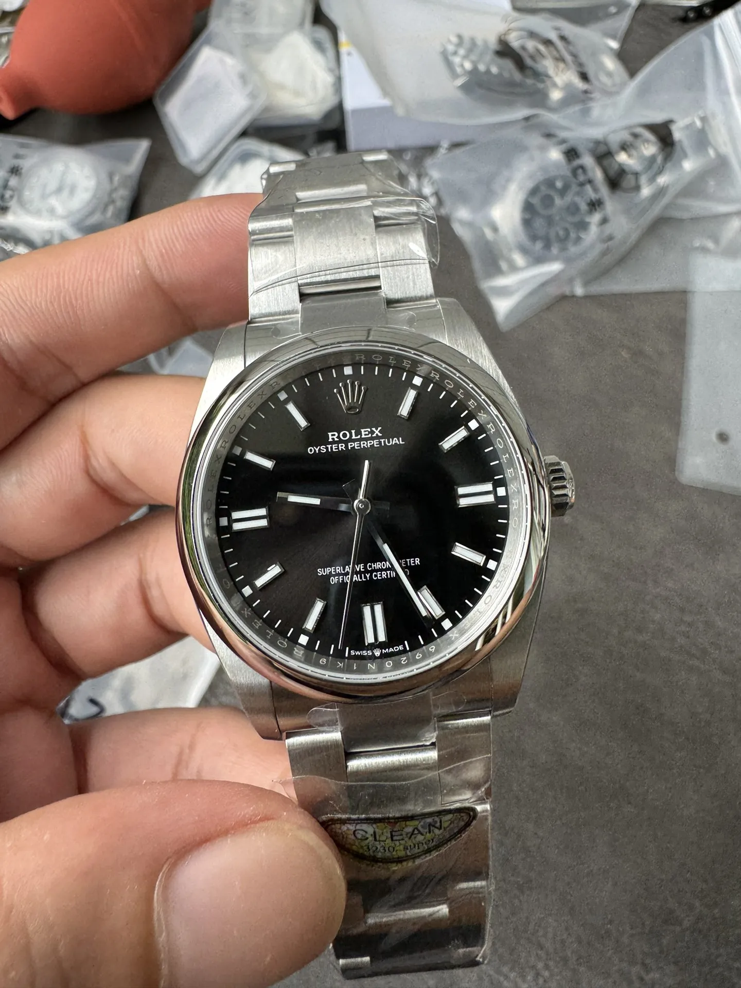Clean Factory Rolex Oyster Perpetual 126000 36mm 904L Steel Black Dial VR3230 Movement – Clean Factory Watch | The Best Super Clone Watches Store in China photo 5