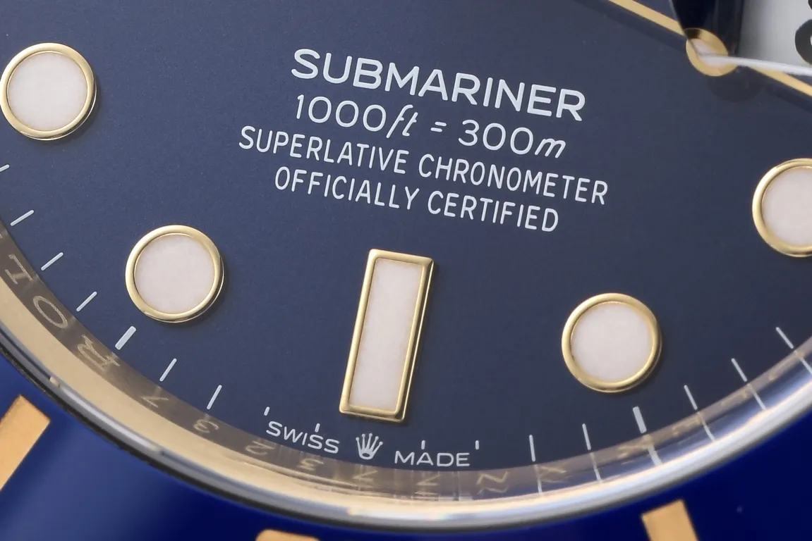Clean Factory Rolex Submariner 126618LB 41mm Blue Dial & Ceramic Bezel Full Yellow Gold Plated Case & Oyster Bracelet SH3235 Movement – Clean Factory Watch | The Best Super Clone Watches Store in China photo 8