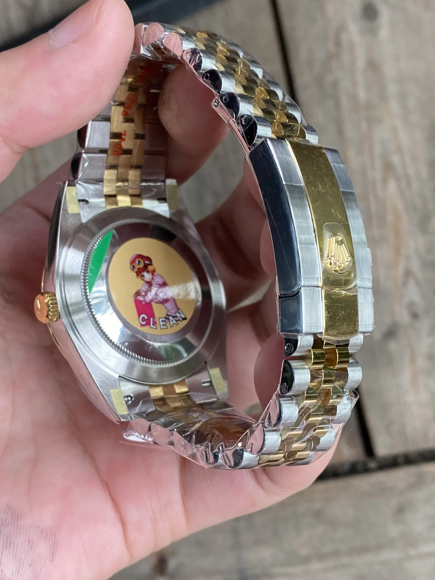 Clean Factory Watch Datejust 36 126233 Black Dial Diamond Hour Markers Yellow Gold Bezel Two Tone Jubilee Bracelet 3235 Caliber – Clean Factory Watch | The Best Super Clone Watches Store in China photo 7