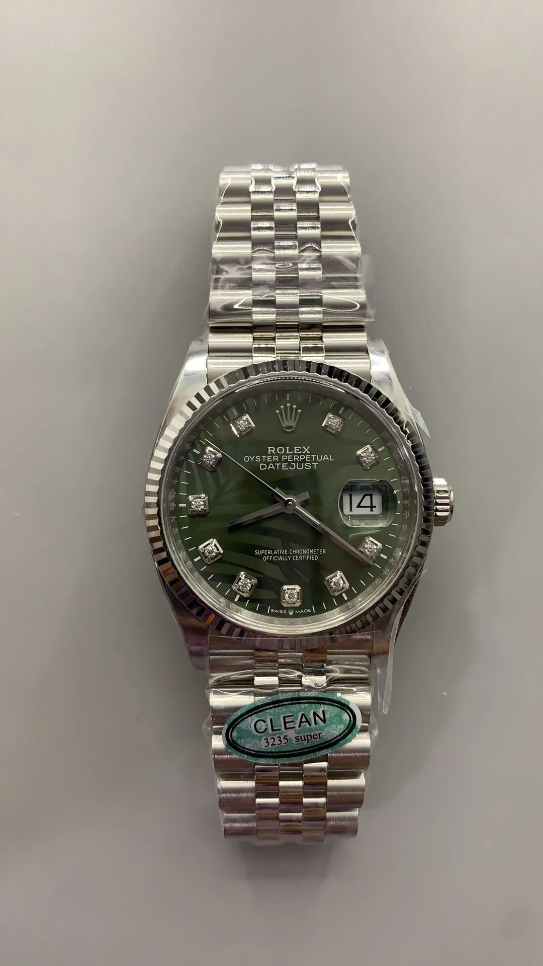 Rolex Datejust Super Clone 36mm 904L Steel - Clean Factory - Photo 2