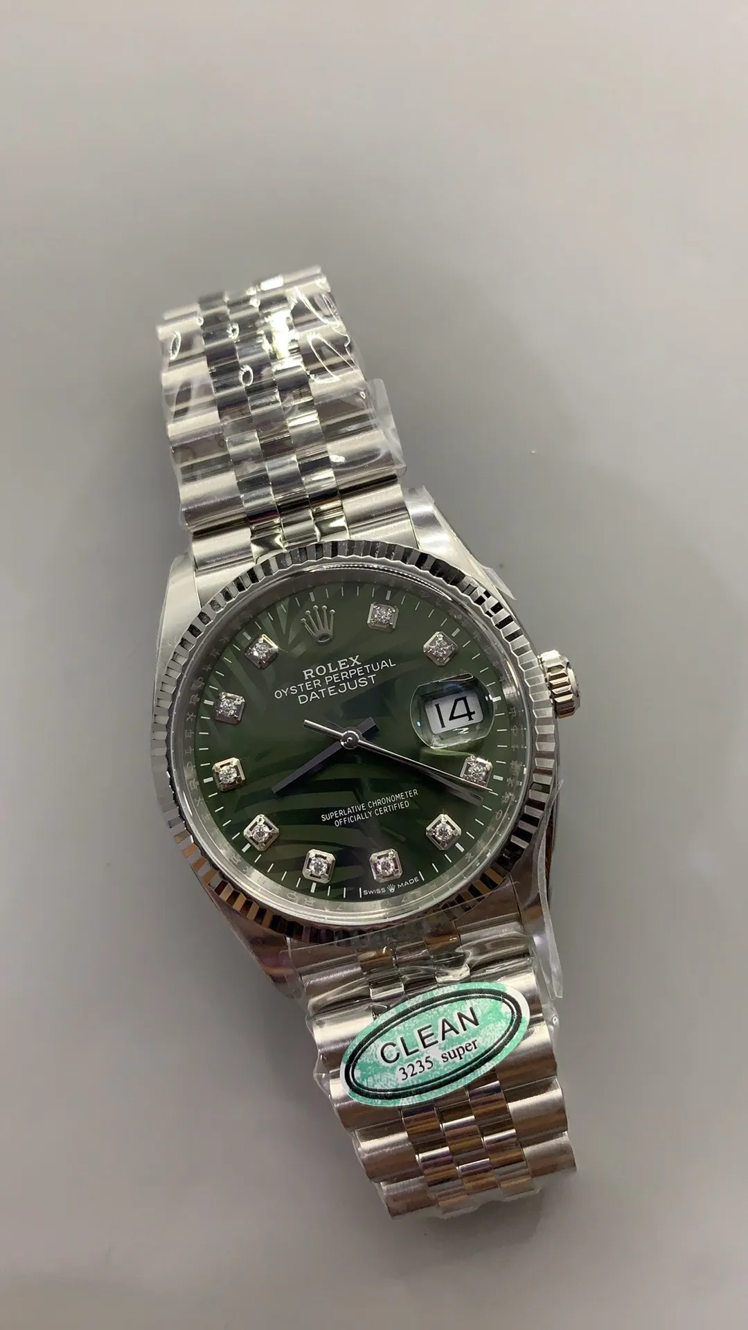 Rolex Datejust Super Clone 36mm 904L Steel - Clean Factory - Photo 3