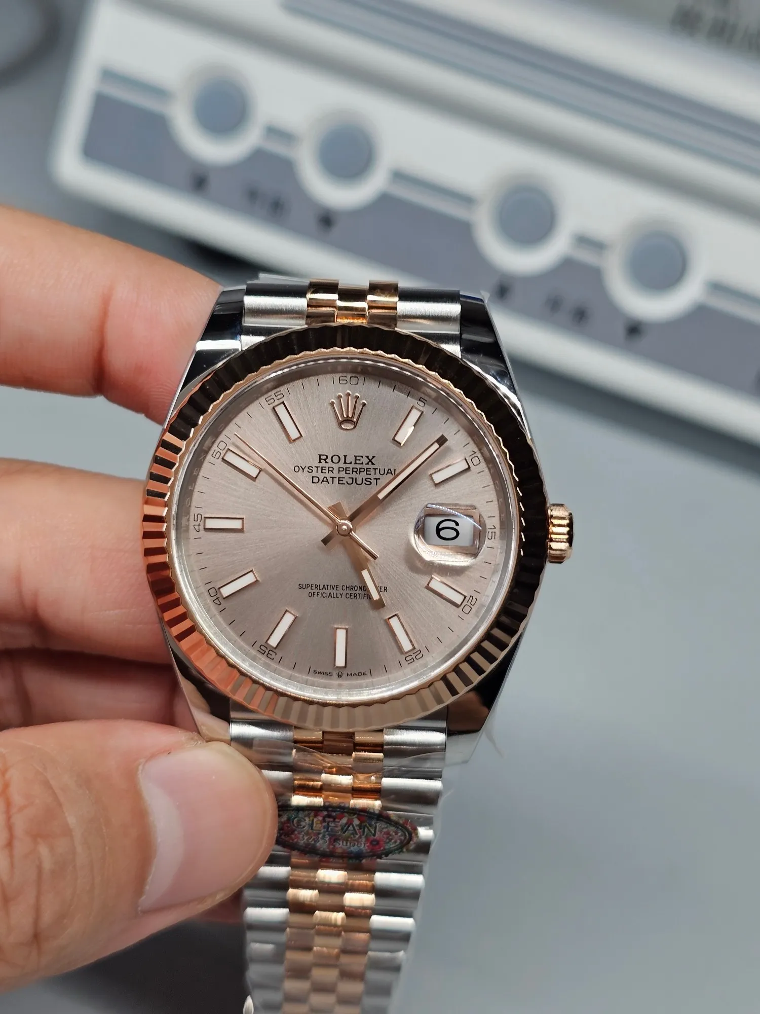 Clean Factory Watch Datejust 41 126331 Pink Dial Rose Gold Fluted Bezel Rose Gold and Oystersteel Two Tone Jubilee Bracelet SH3235 Movement – Clean Factory Watch | The Best Super Clone Watches Store in China photo 2