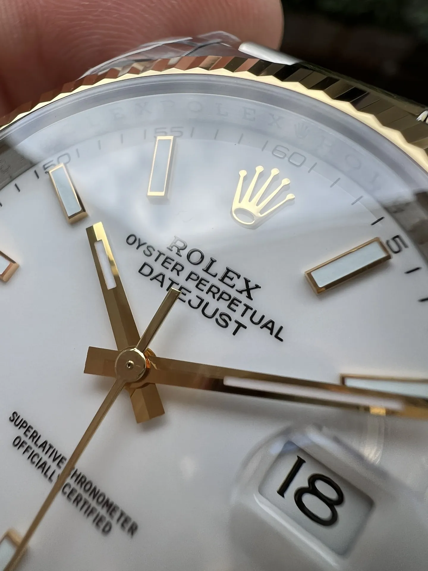 Clean Factory Watch Datejust 41mm M126333-0015 White Dial Yellow Gold and Steel Oyster Bracelet SH3235 Movement – Clean Factory Watch | The Best Super Clone Watches Store in China photo 4
