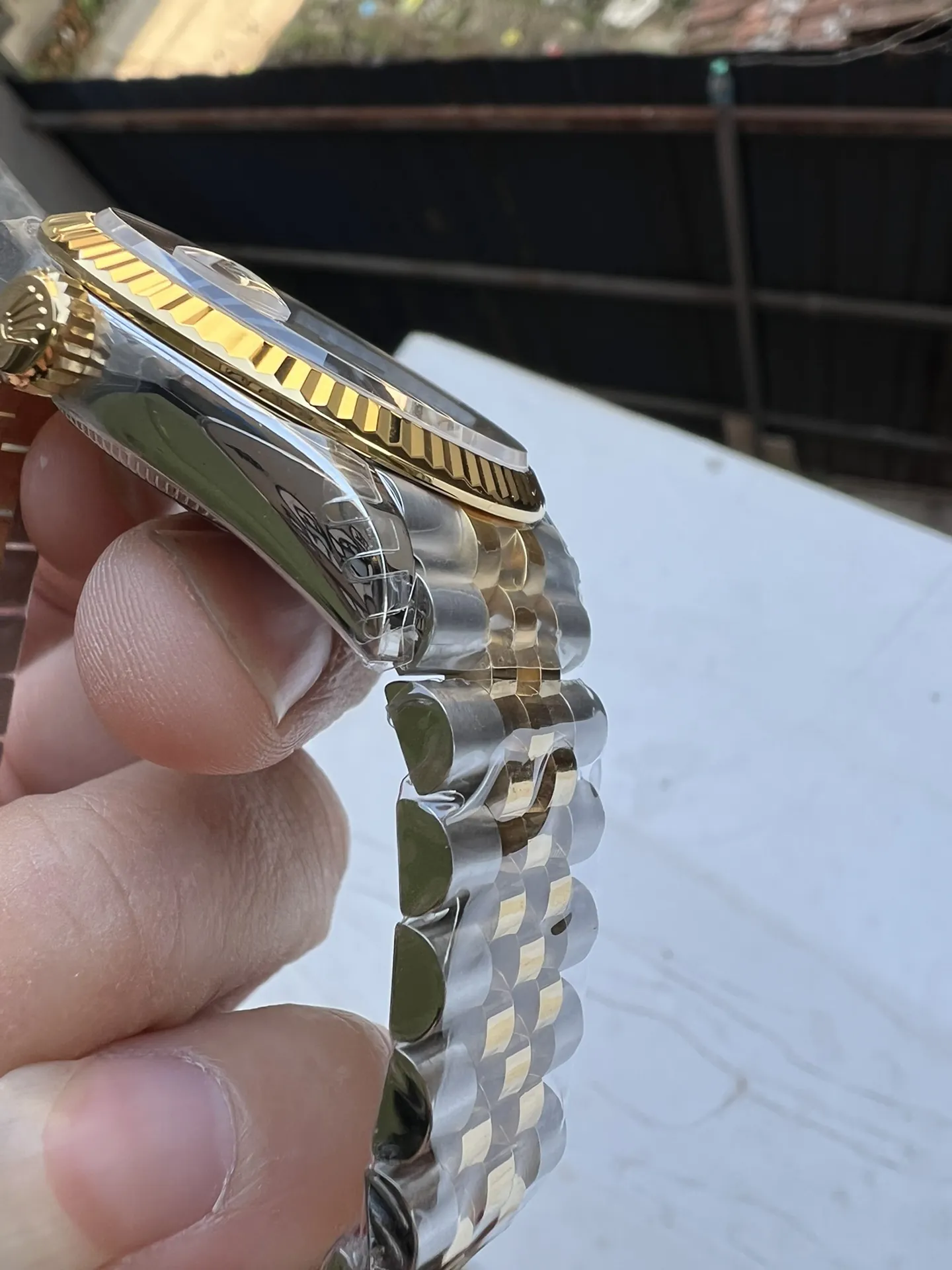 Clean Factory Watch Datejust 41mm Ref 126333 Oystersteel and Yellow Gold Black Dial with Diamonds Indexes Super Clone 3235 Movement – Clean Factory Watch | The Best Super Clone Watches Store in China photo 4