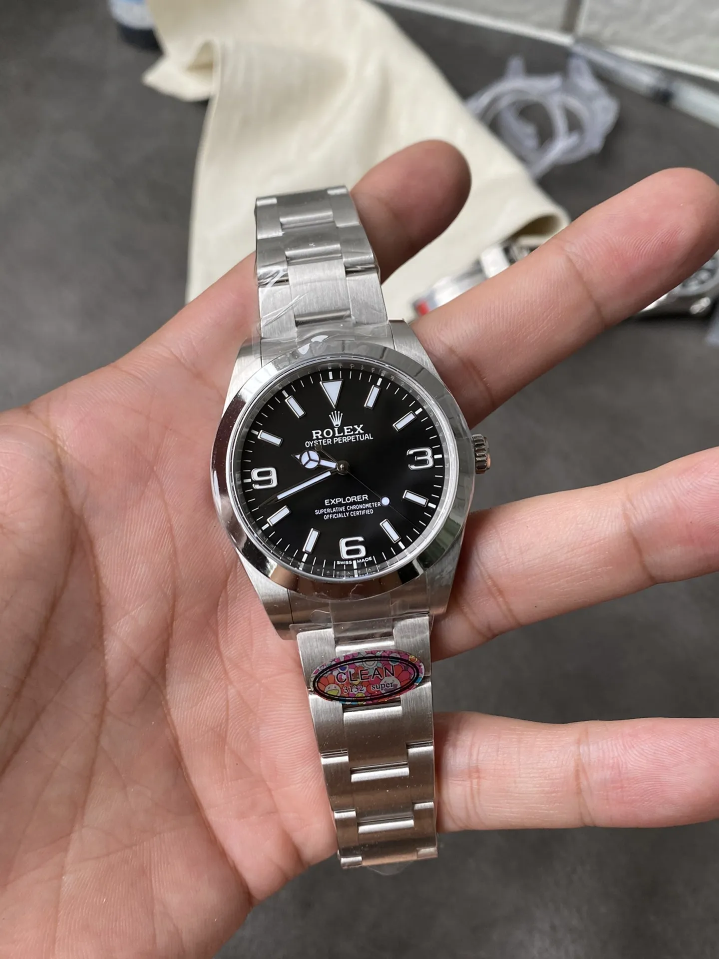 Rolex Explorer Super Clone 39mm 904L Steel - Clean Factory - Photo 2