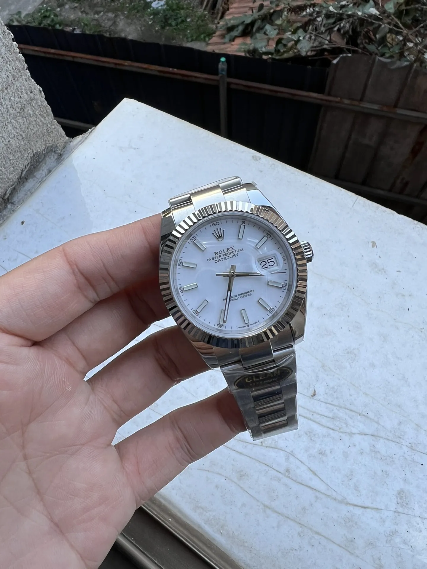 Clean Factory Watch Rolex Datejust 41 126334 White Dial Luminous Hour Markers Oyster Bracelet SH3235 Movement 72 Hours Power Reserve – Clean Factory Watch | The Best Super Clone Watches Store in China photo 4