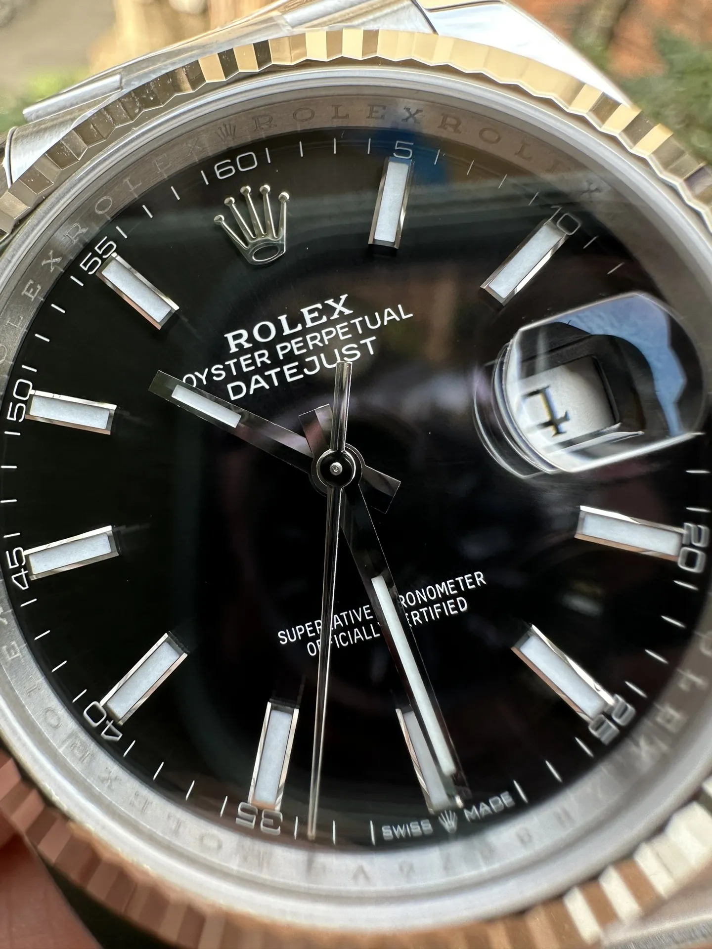 Clean Factory Watch Rolex Datejust 41mm 126334 Black Dial Fluted Bezel Luminous Hour Markers Oyster Bracelet SH3235 Movement – Clean Factory Watch | The Best Super Clone Watches Store in China photo 3