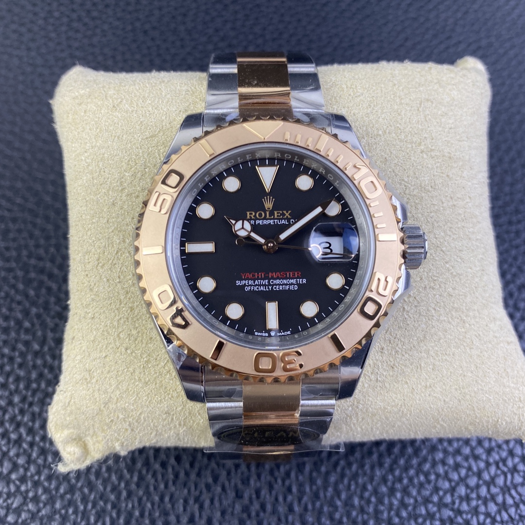 Clean Factory Watch Yacht Master 40 126621 Black Dial Oystersteel and Everose Gold with Oyster Bracelet Super Clone 3235 Movement – Clean Factory Watch | The Best Super Clone Watches Store in China