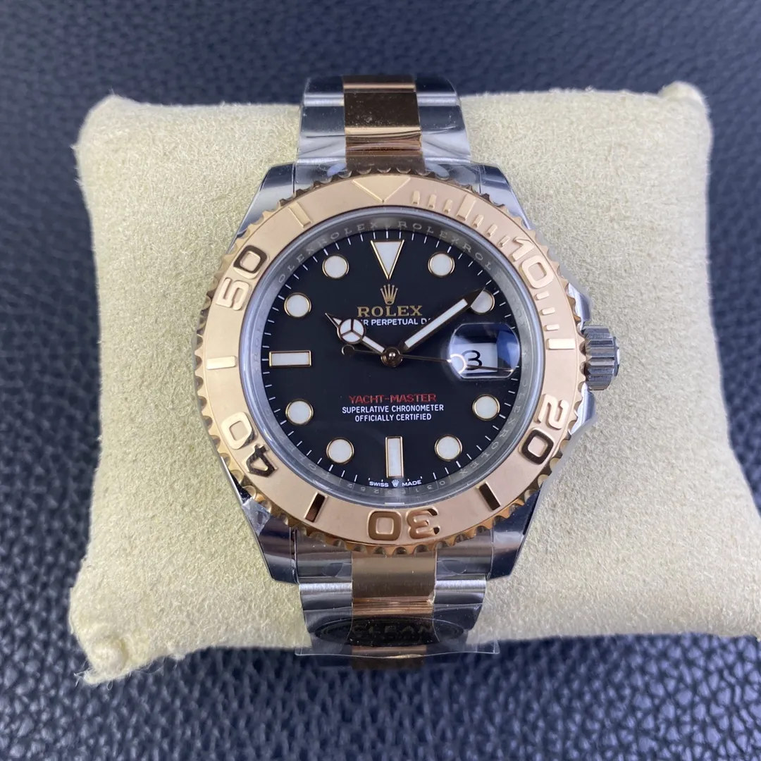 Clean Factory Watch Yacht Master 40 126621 Black Dial Oystersteel and Everose Gold with Oyster Bracelet Super Clone 3235 Movement – Clean Factory Watch | The Best Super Clone Watches Store in China photo 2