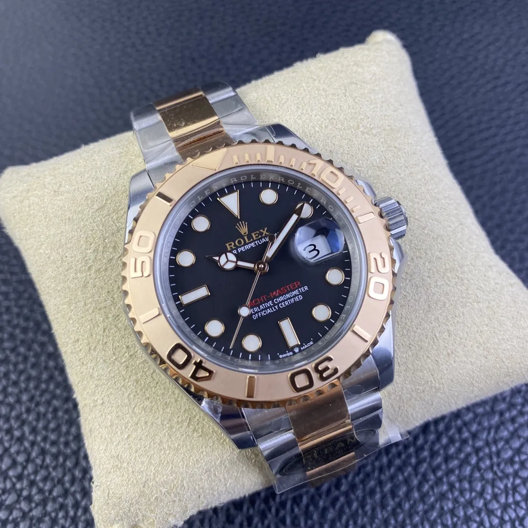 Clean Factory Watch Yacht Master 40 126621 Black Dial Oystersteel and Everose Gold with Oyster Bracelet Super Clone 3235 Movement – Clean Factory Watch | The Best Super Clone Watches Store in China photo 3