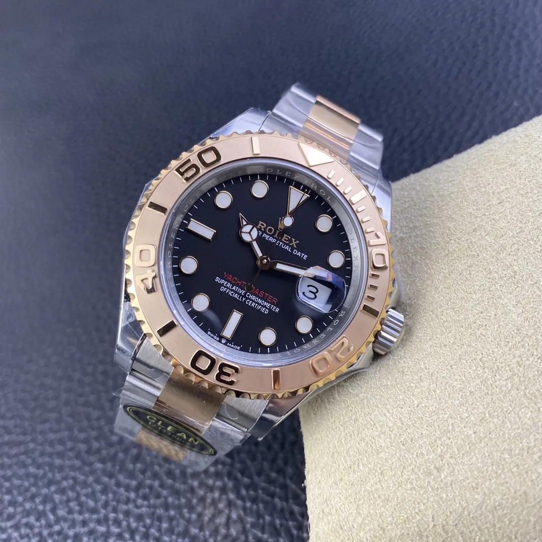 Clean Factory Watch Yacht Master 40 126621 Black Dial Oystersteel and Everose Gold with Oyster Bracelet Super Clone 3235 Movement – Clean Factory Watch | The Best Super Clone Watches Store in China photo 5