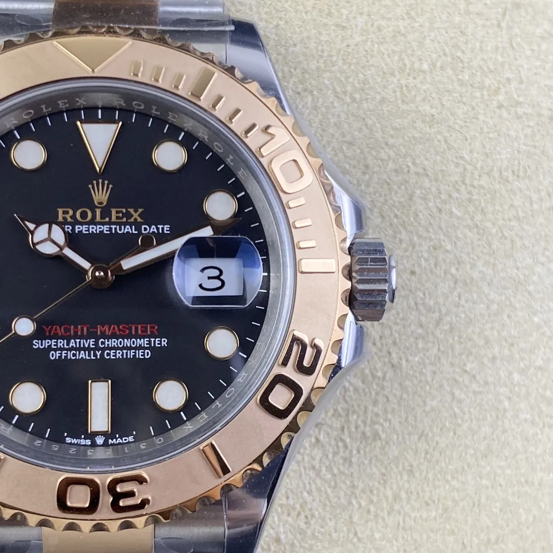 Clean Factory Watch Yacht Master 40 126621 Black Dial Oystersteel and Everose Gold with Oyster Bracelet Super Clone 3235 Movement – Clean Factory Watch | The Best Super Clone Watches Store in China photo 6