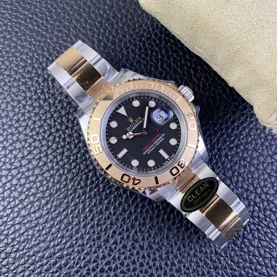 Clean Factory Watch Yacht Master 40 126621 Black Dial Oystersteel and Everose Gold with Oyster Bracelet Super Clone 3235 Movement – Clean Factory Watch | The Best Super Clone Watches Store in China photo 7