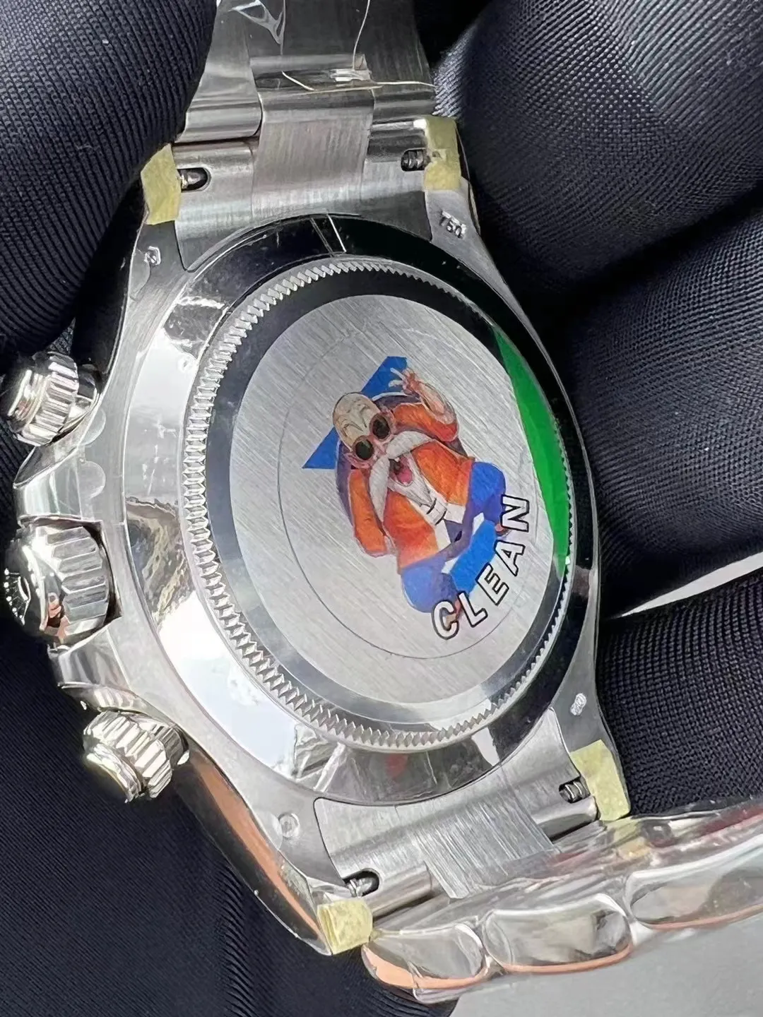 Clean Factory Watches Daytona 116519 Blue Sodalite Dial wtih Diamonds Indexes Based Super Clone DanDong 4130 Movement Oyster Bracelet – Clean Factory Watch | The Best Super Clone Watches Store in China photo 7
