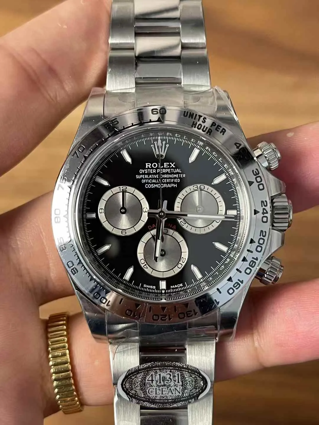 Clean Factory Watches Daytona 126509 Black Dial Blue Luminous Hour Markers Silver Chrono Sub-Dial 904L Steel Case Oyster Bracelet SH4131 Movement – Clean Factory Watch | The Best Super Clone Watches Store in China