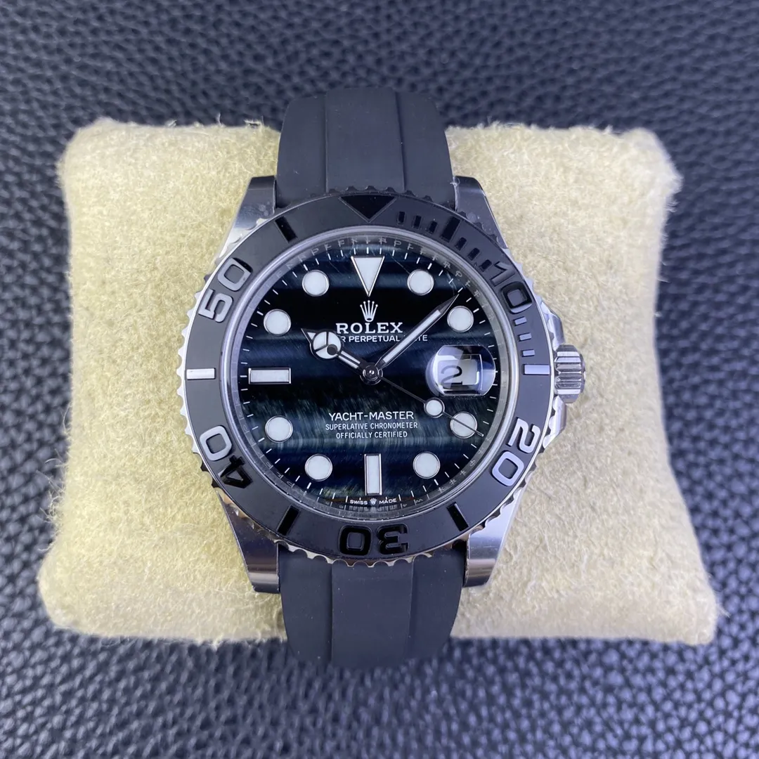 Clean Factory Yacht-Master 226659 42mm Falcon’s Eye Dial Oystersteel Case 3D Black Ceramic Bezel Oysterflex Strap SH3235 Movement – Clean Factory Watch | The Best Super Clone Watches Store in China photo 2
