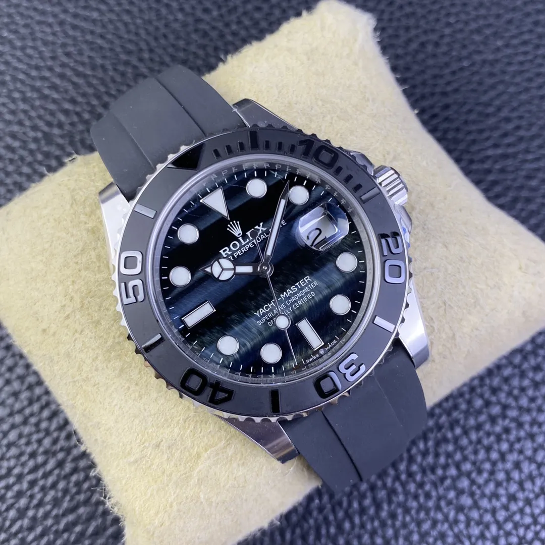 Clean Factory Yacht-Master 226659 42mm Falcon’s Eye Dial Oystersteel Case 3D Black Ceramic Bezel Oysterflex Strap SH3235 Movement – Clean Factory Watch | The Best Super Clone Watches Store in China photo 3