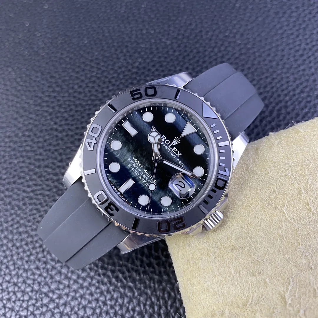 Clean Factory Yacht-Master 226659 42mm Falcon’s Eye Dial Oystersteel Case 3D Black Ceramic Bezel Oysterflex Strap SH3235 Movement – Clean Factory Watch | The Best Super Clone Watches Store in China photo 5