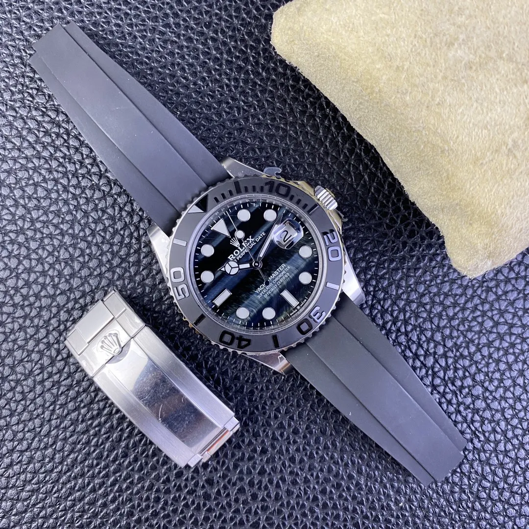 Clean Factory Yacht-Master 226659 42mm Falcon’s Eye Dial Oystersteel Case 3D Black Ceramic Bezel Oysterflex Strap SH3235 Movement – Clean Factory Watch | The Best Super Clone Watches Store in China photo 10