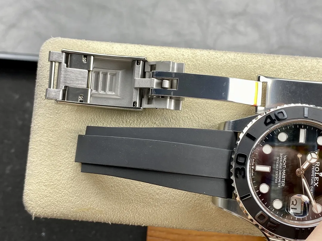 Clean Factory Yacht-Master 226659 42mm Falcon’s Eye Dial Oystersteel Case 3D Black Ceramic Bezel Oysterflex Strap SH3235 Movement – Clean Factory Watch | The Best Super Clone Watches Store in China photo 13