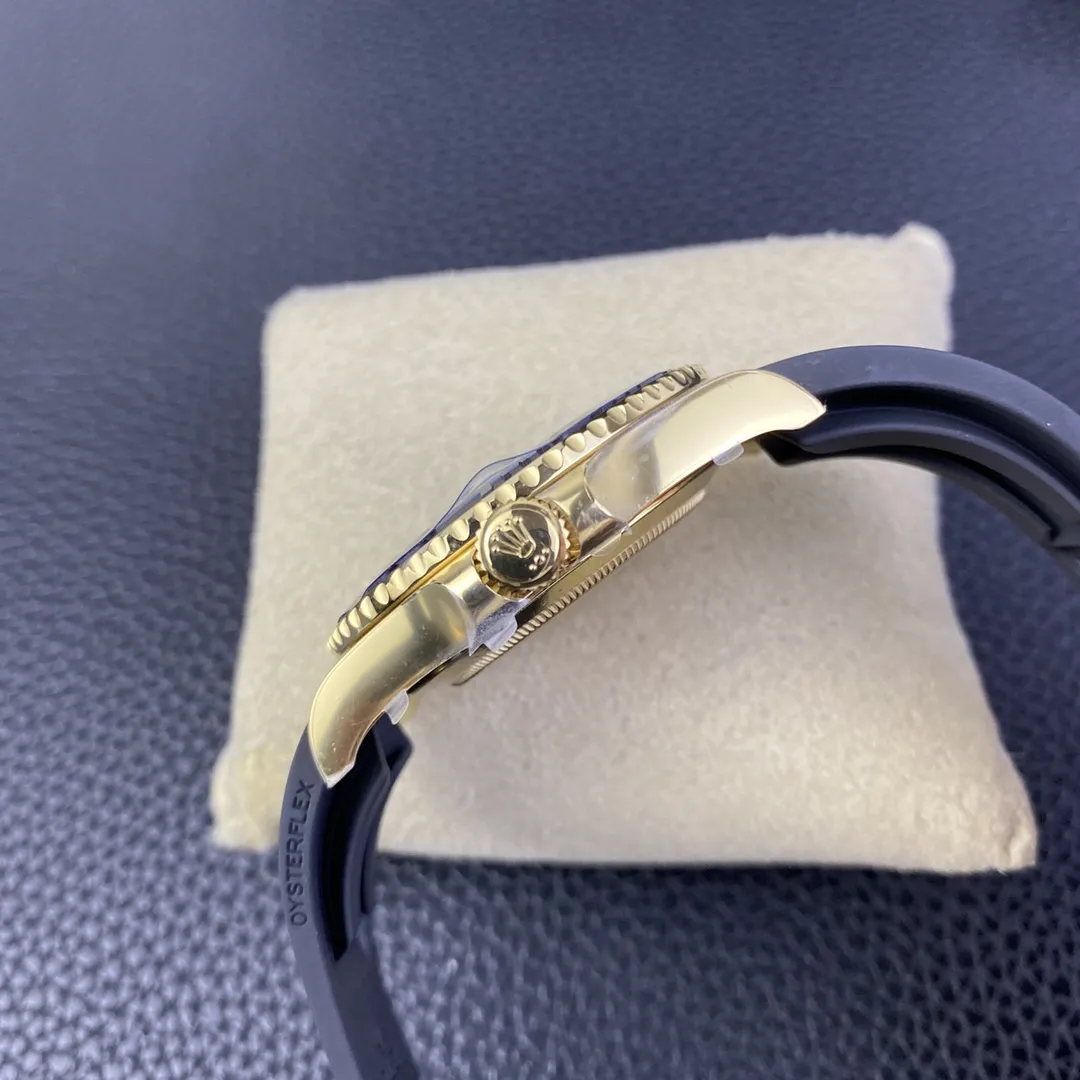 Clean Factory Yacht-Master 42mm 226658 Yellow Gold Case 3D Black Ceramic Bezel Oysterflex Strap SuerClone 3235 Movement – Clean Factory Watch | The Best Super Clone Watches Store in China photo 7