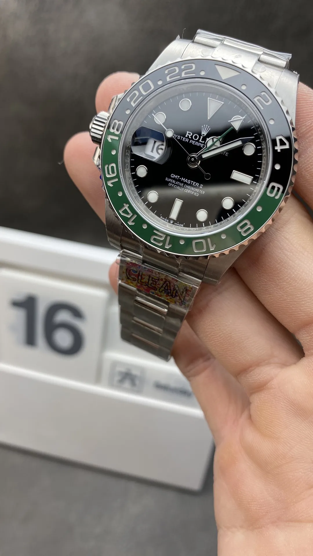 Clean Watch Offical Store CF Rolex Sprite GMT-Master II 126720VTNR Black Dial Green & Black Ceramic Bezel 904L Oystersteel Oyster Bracelt SA3285 Movement – Clean Factory Watch | The Best Super Clone Watches Store in China