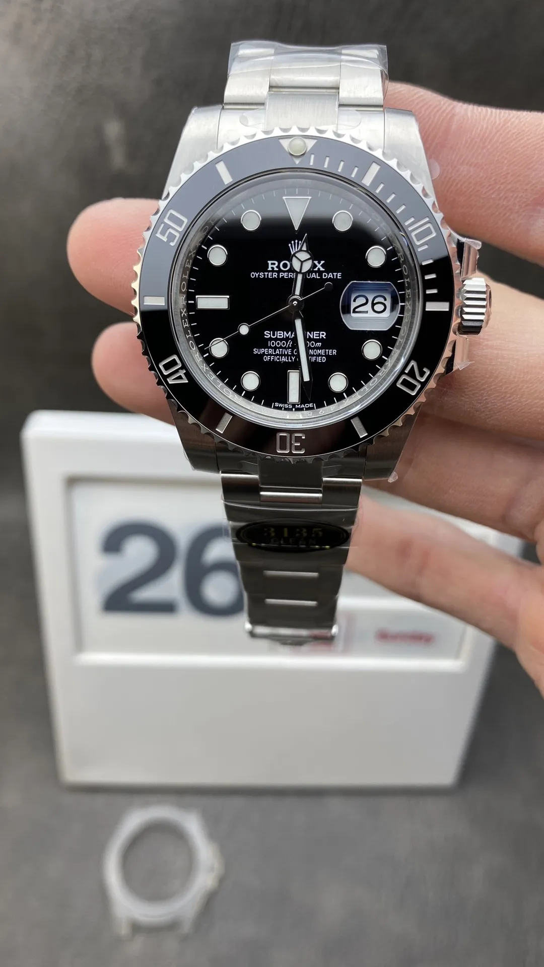 Clean Watch Submariner Date 116610LN Black Dial 40mm Black Ceramic Bezel 904L Steel Case & Oyster Bracelet SA3135 Movement – Clean Factory Watch | The Best Super Clone Watches Store in China