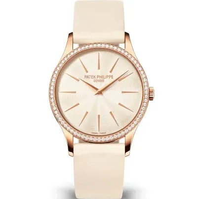Patek Philippe Calatrava Diamond Cream Dial Ladies Watch 4897R-010 - Photo 3