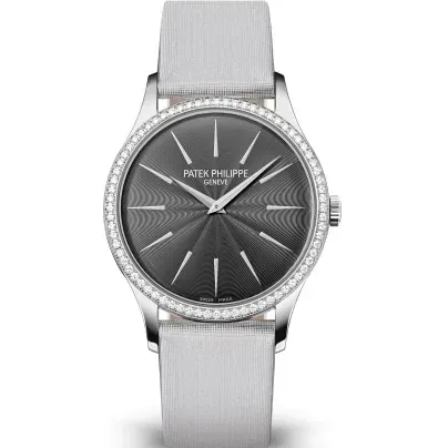 Patek Philippe Calatrava Diamond Gray Dial Ladies watch 4897G-010 photo 4