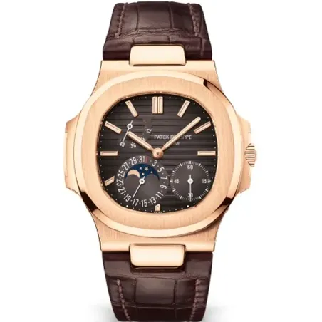 Patek Philippe Nautilus Moon Phase Rose Gold Watch 5712R-001 - Photo 2