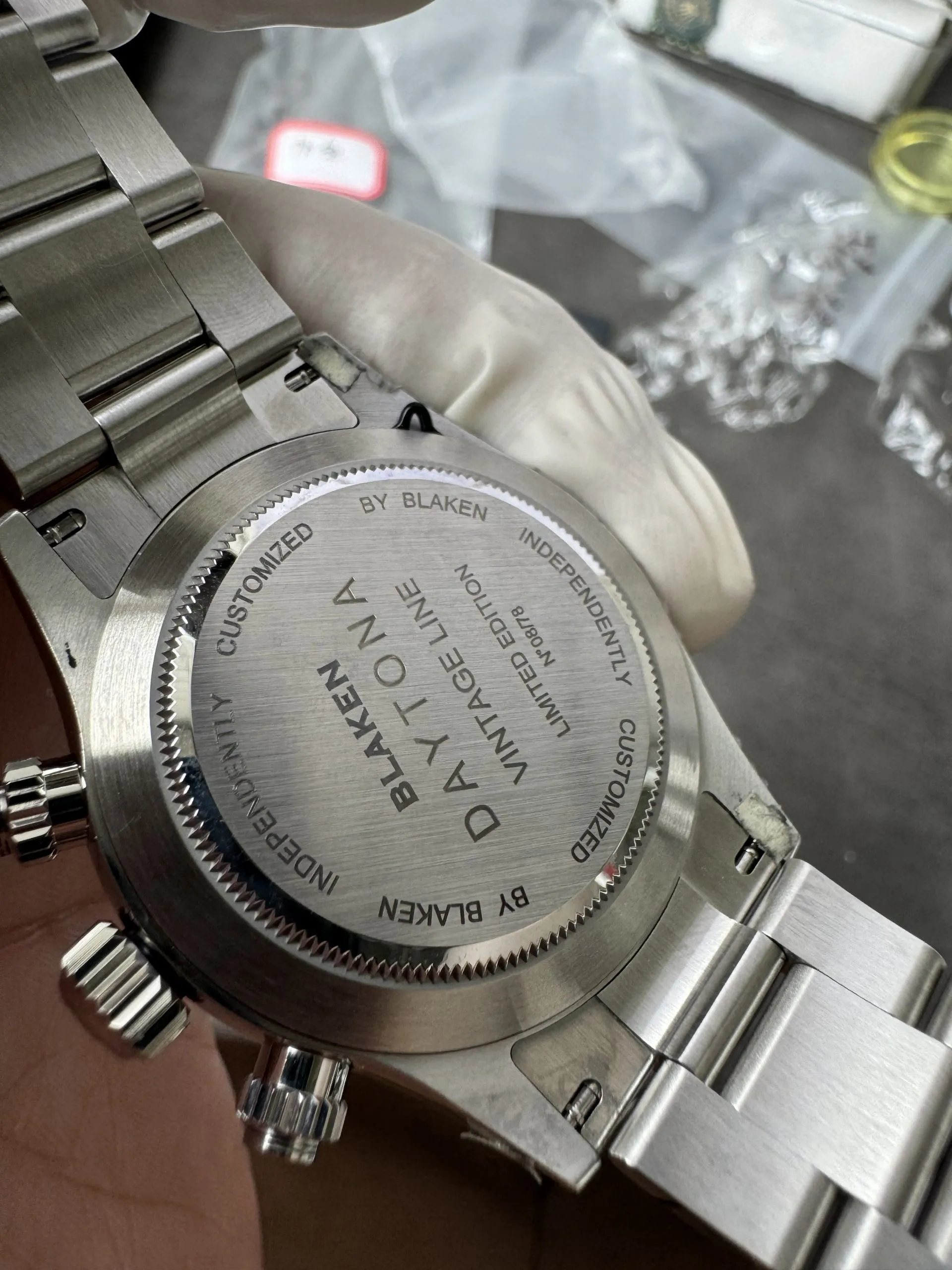 Premium Custom Paul Newman Daytona Blaken Daytona Vintage Line Limited Edition Base on Clean Factory 4130 Panda Daytona – Clean Factory Watch | The Best Super Clone Watches Store in China photo 7