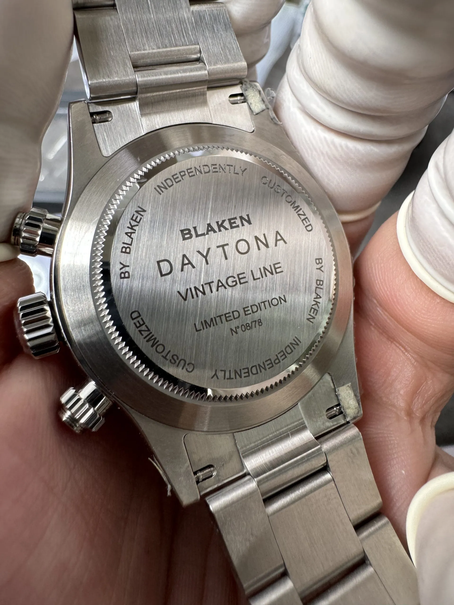 Premium Custom Paul Newman Daytona Blaken Daytona Vintage Line Limited Edition Base on Clean Factory 4130 Panda Daytona – Clean Factory Watch | The Best Super Clone Watches Store in China photo 8