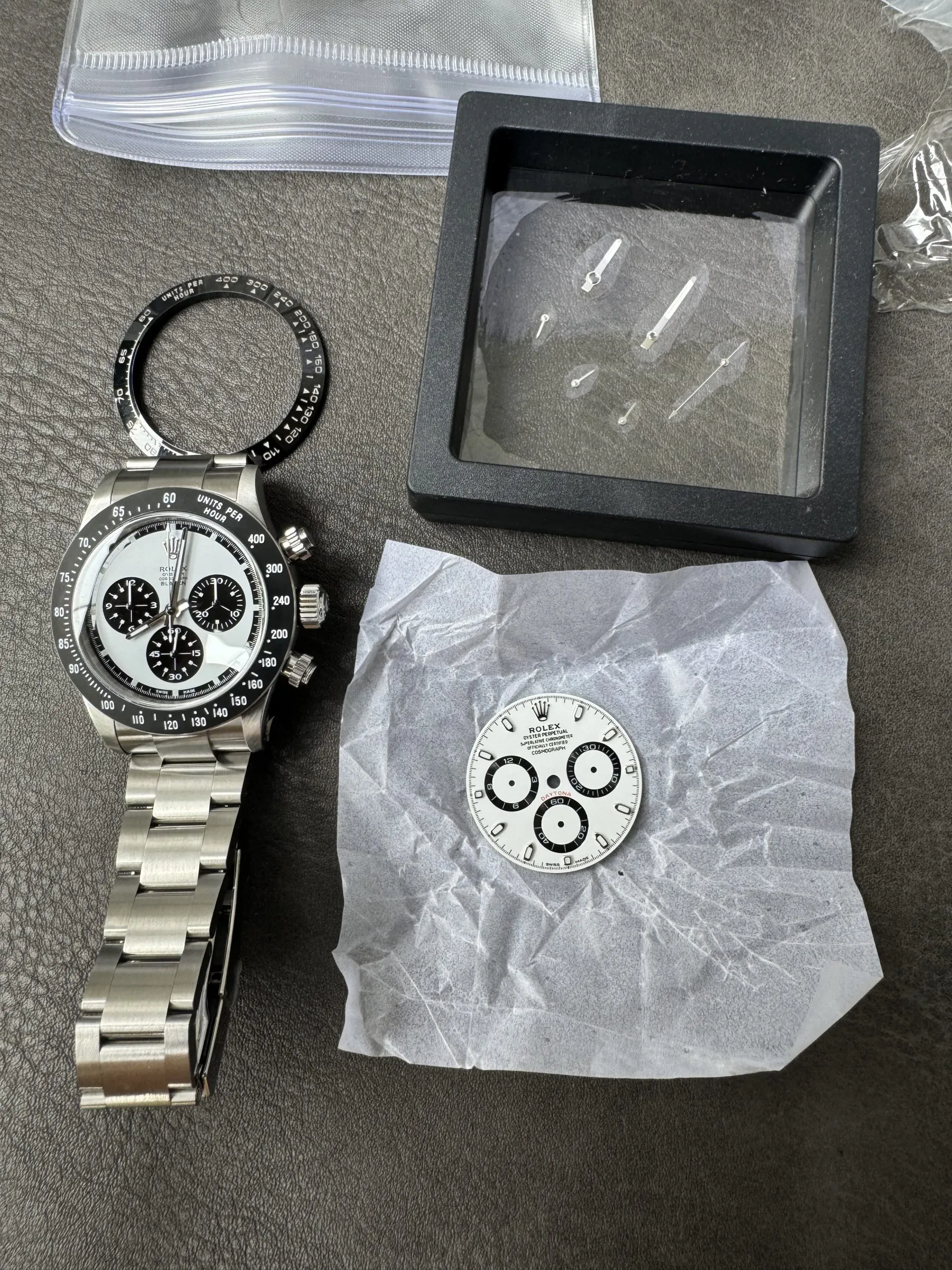 Premium Custom Paul Newman Daytona Blaken Daytona Vintage Line Limited Edition Base on Clean Factory 4130 Panda Daytona – Clean Factory Watch | The Best Super Clone Watches Store in China photo 10