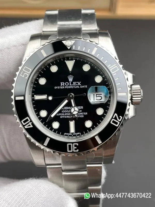 Submariner 126610 LN 904L SS QF 1:1 Best Edition Black Dial On Oyster Bracelet S
