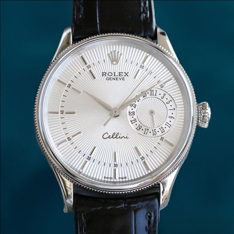 Rolex Cellini Men’s 39mm m50519-0006 Silver-tone Stainless Steel Swiss Replica Watch