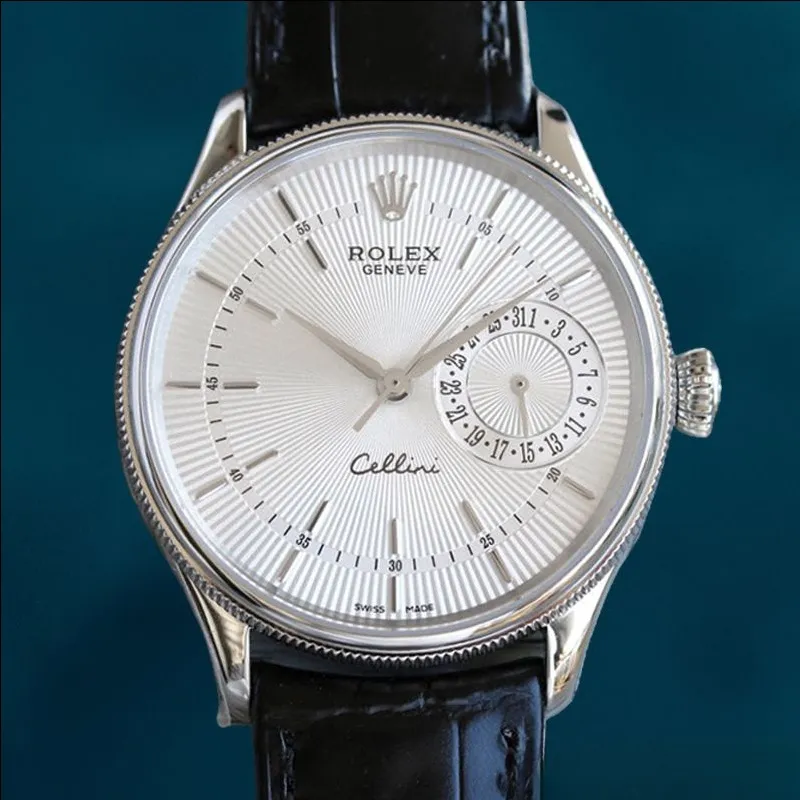 Rolex Cellini Men’s 39mm m50519-0006 Silver-tone Stainless Steel Swiss Replica W