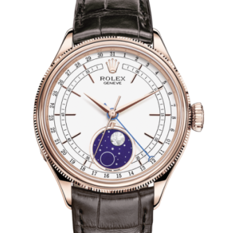Rolex Cellini Moonphase 39 mm 18 kt Everose gold polished finish 50535